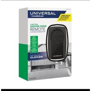 Universal Garage Door Remote Clicker 2-Button Door Opener NEW
